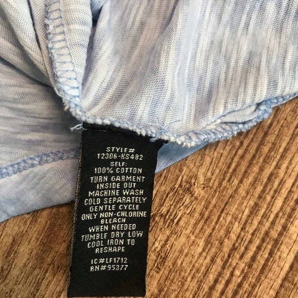 Jersey Knit Sanctuary Cold Shoulder Blouse Light - Picture 7 of 7